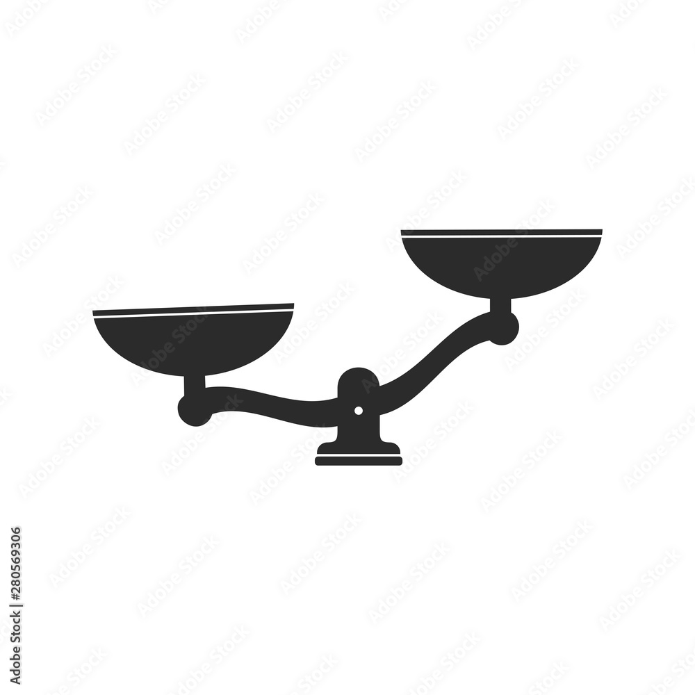 Law scale icon template color editable. justice symbol weight balance sign of law judgment punishment statue vector sign isolated on white background Law scale icon template color editable. justice symbol weight balance sign of law judgment punishment statue vector sign isolated on white background