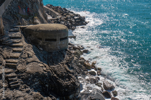 Summer view of Monterosso, Cinque Terre, Italy photo