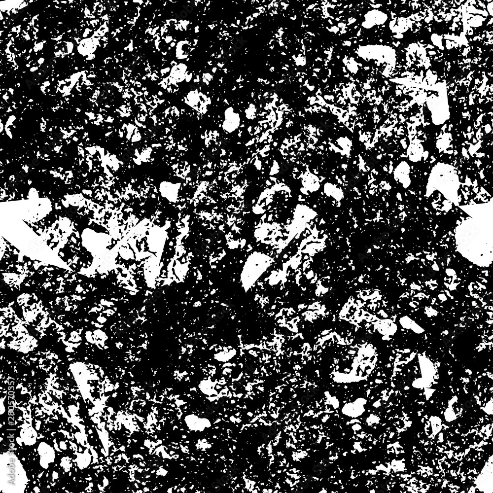 Grunge background black and white seamless.