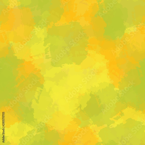 Seamless abstract vector watercolor background yellow. © Alexandr