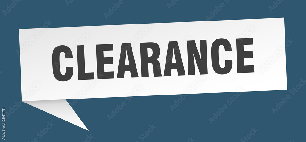 clearance