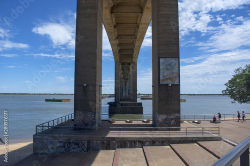 Obraz na plátně puente general Belgrano puente Chaco Corrientes Argentina