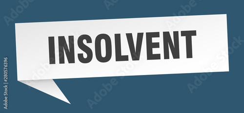 insolvent