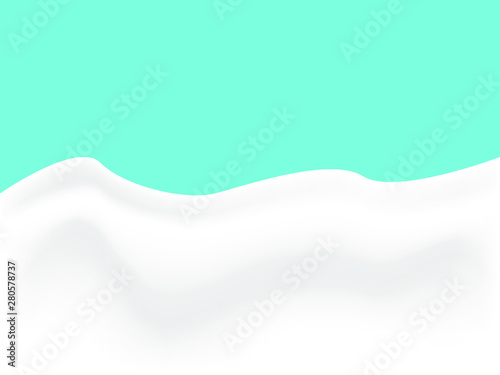 EPS 10 vector. Realistic milk or yogurt background made with gradient mesh.