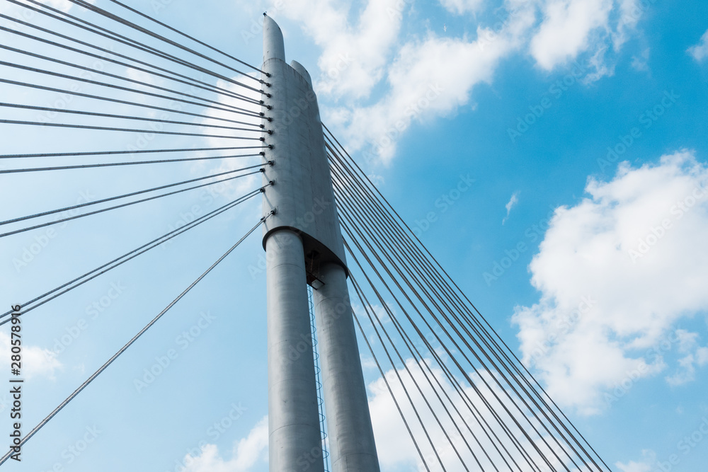 Obraz premium Abstract architectural features, bridge close-up