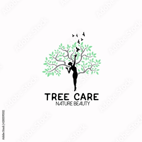 Dance yoga, tree care, yoga tree nature beauty exclusive design inspiration