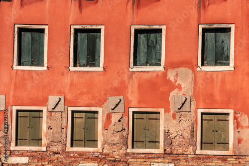 Tipical windows in the beautiful city of Venice