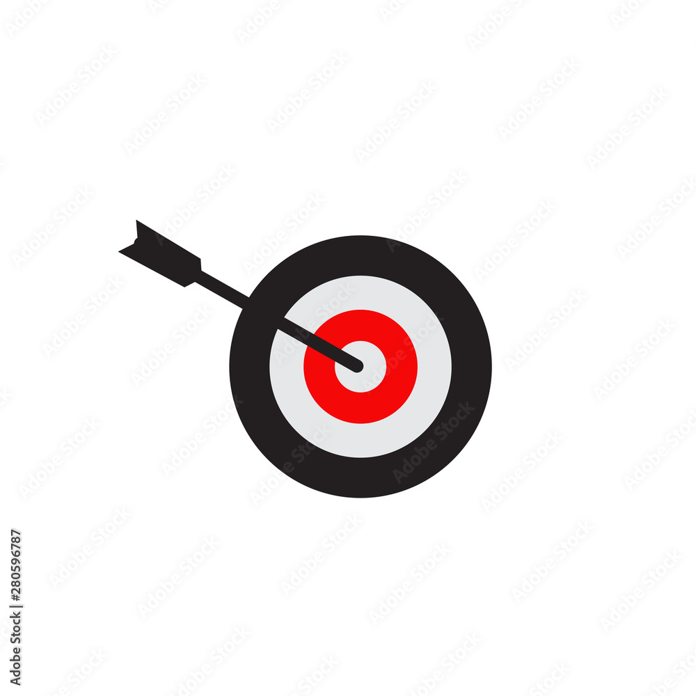Target icon logo design vector template Target icon logo design vector template