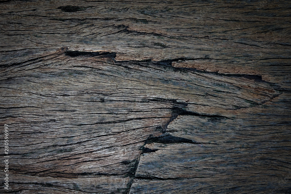 Old dark wood texture and background Old dark wood texture and background