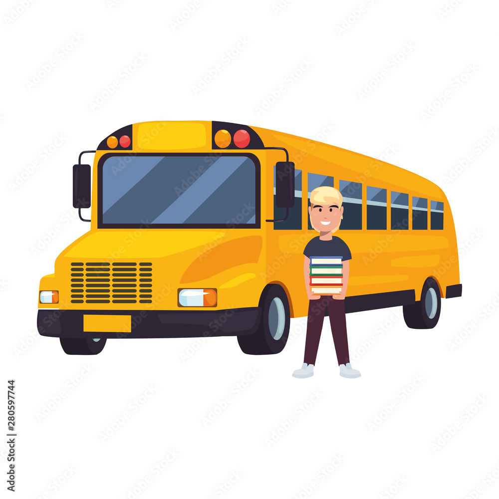 back to school flat design back to school flat design