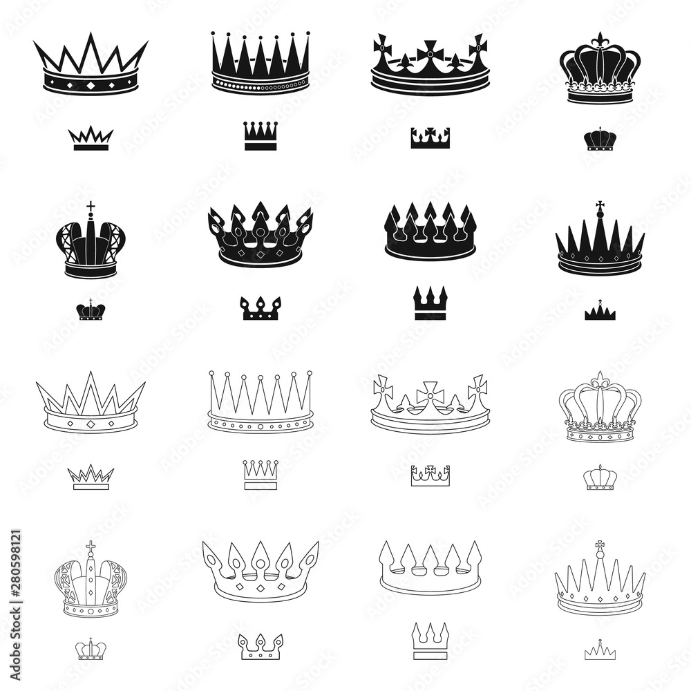 Isolated object of medieval and nobility icon. Set of medieval and monarchy stock vector illustration. Isolated object of medieval and nobility icon. Set of medieval and monarchy stock vector illustration.
