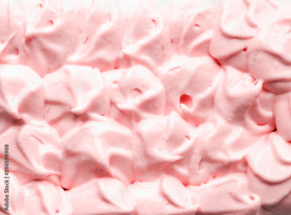 Background texture of soft pink cream or yogurt Background texture of soft pink cream or yogurt