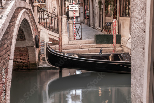 Venice, Italy, Street Canals and Tipical Buildings