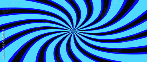 Swirling radial vortex vector background