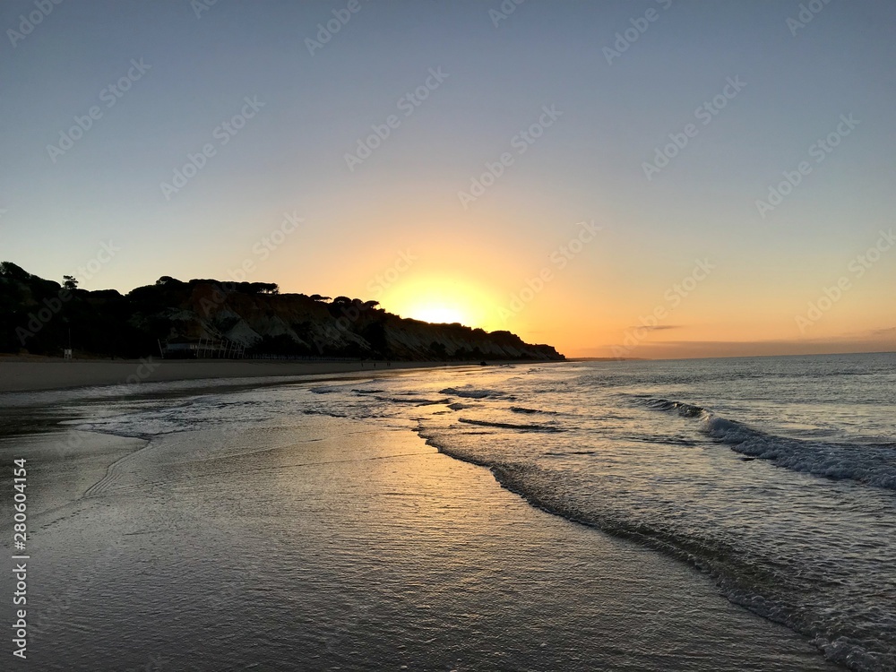 Portugal beach sunset