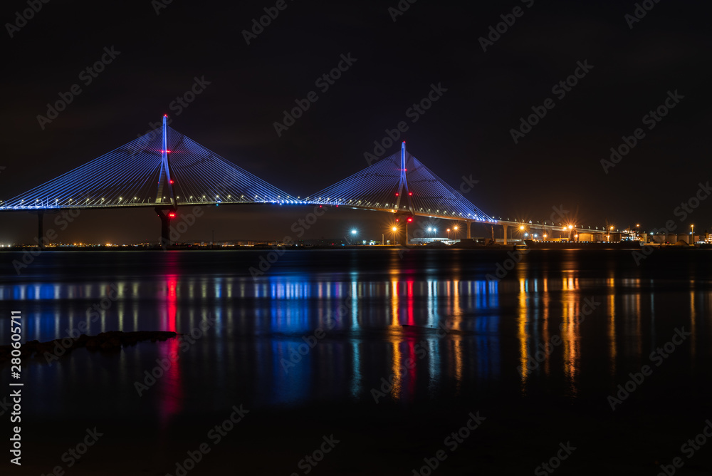 Obraz premium Puente de la constitucion española, Cadiz