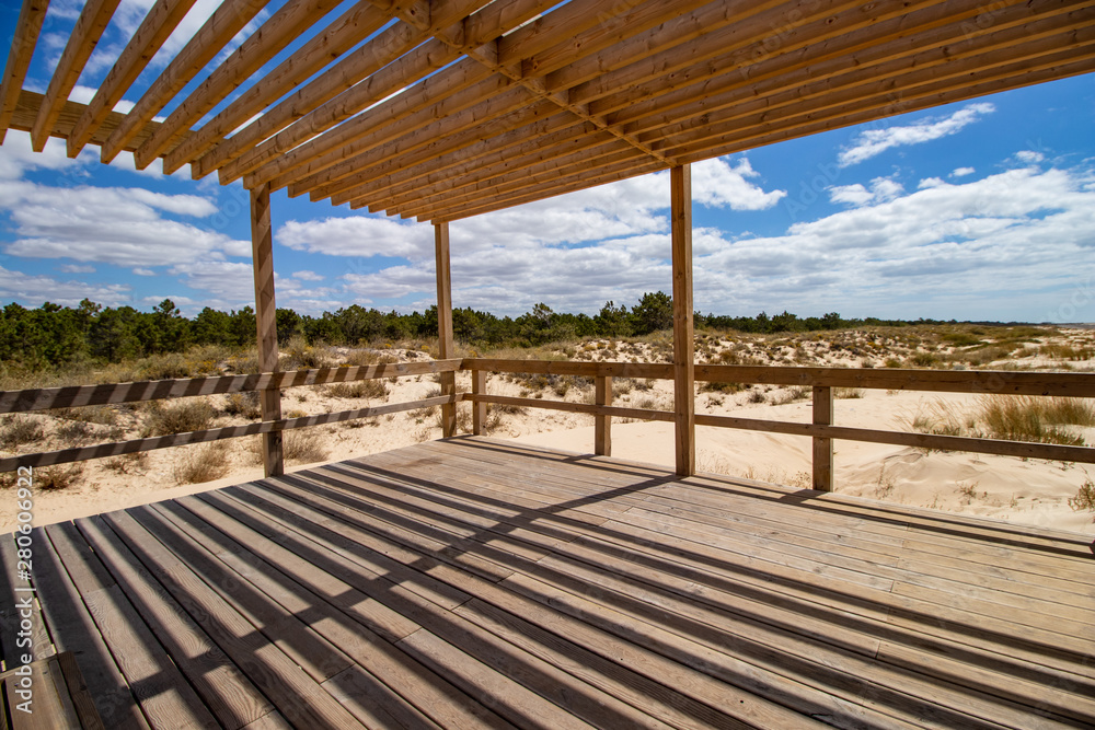 gazebo on the beach