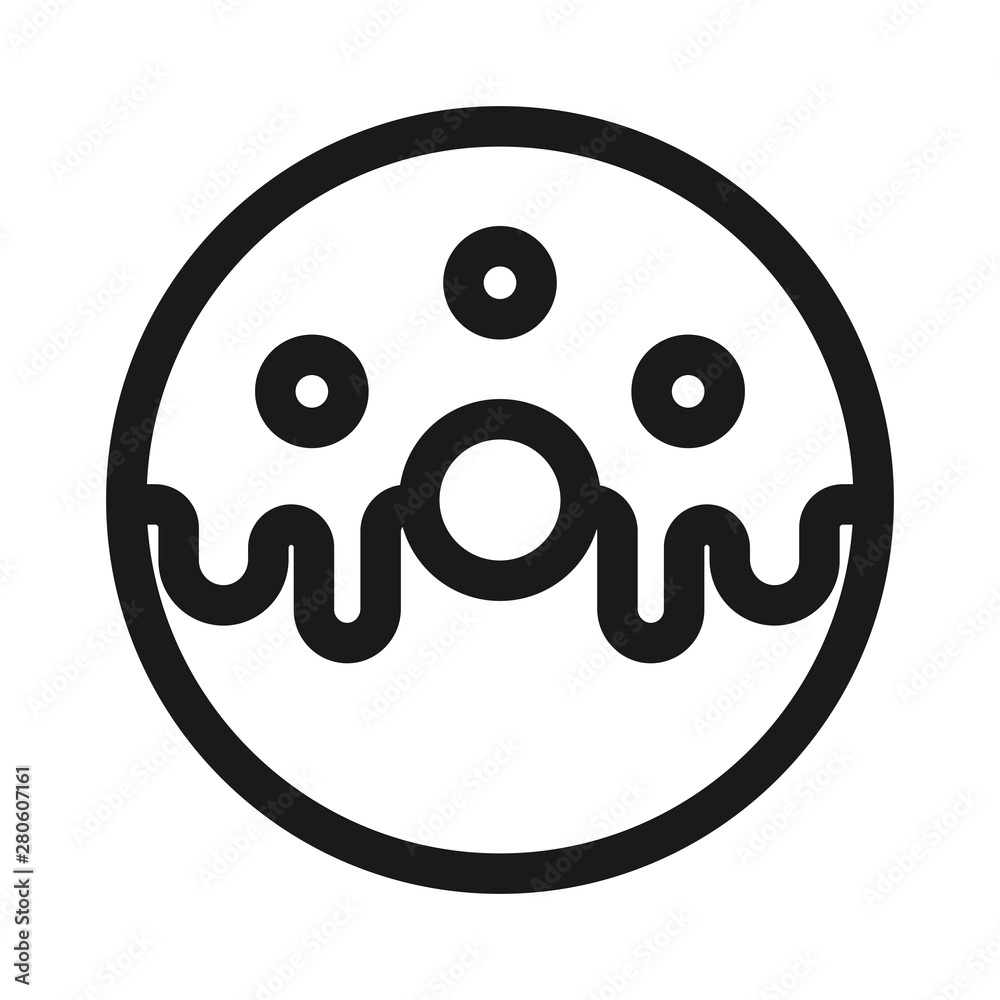 cookie, pastry, biscuit, bakery - minimal line web icon. simple vector illustration. concept for infographic, website or app. cookie, pastry, biscuit, bakery - minimal line web icon. simple vector illustration. concept for infographic, website or app.