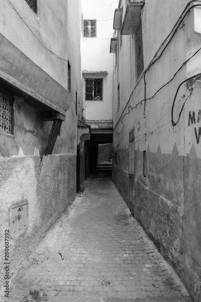 Obraz premium Old streets in old Moroccan city