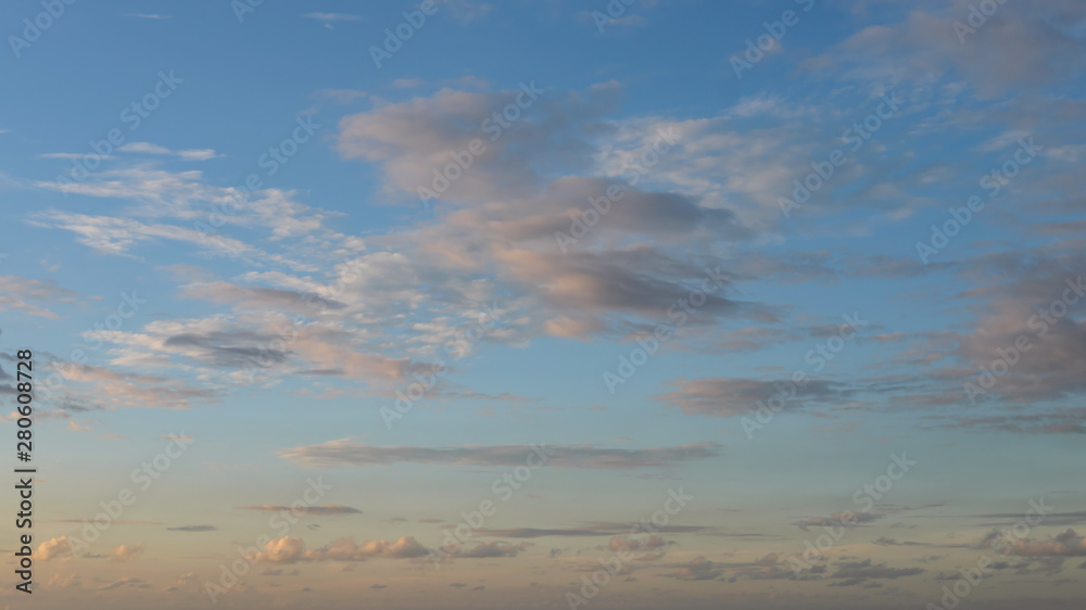 Dramatic clouds and sky background