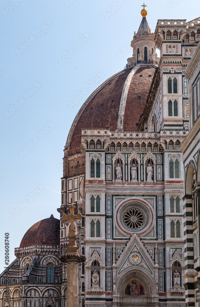 Santa Maria del Fiore Cathedral in Florence, Italy - exterior, detail