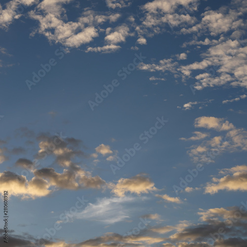 Dramatic clouds and sky background
