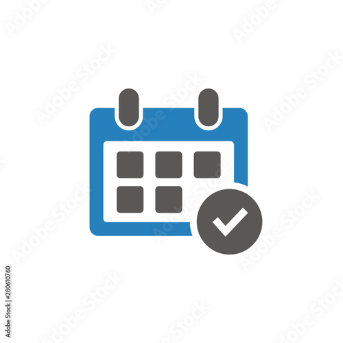 Calendar vector icon for web and mobile