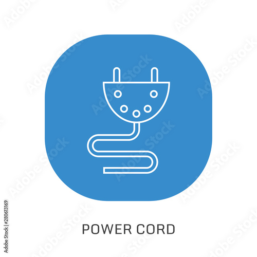 plug icon on transparent background. Modern icons vector illustration. Trendy plug icons