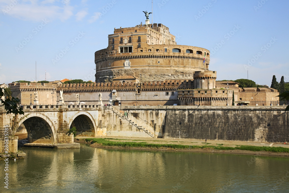 Mausoleum of Hadrian - Castel Sant Angelo in Rome. Italy