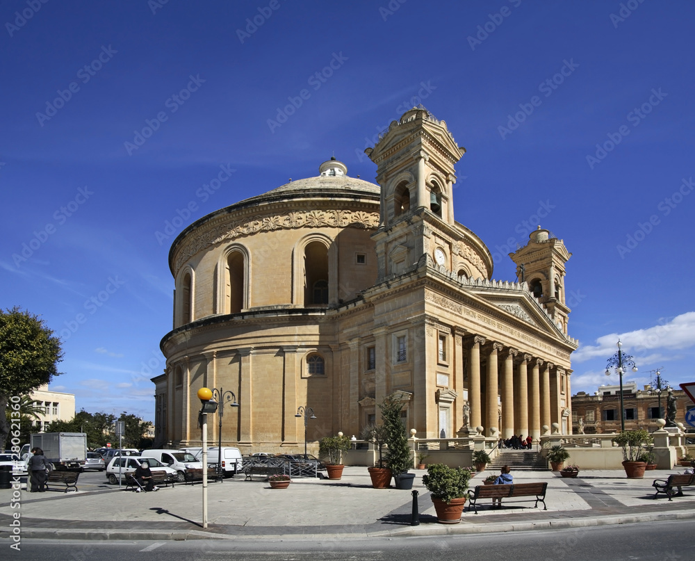 Rotunda of Mosta - church of Assumption of Our Lady. Mosta. Malta