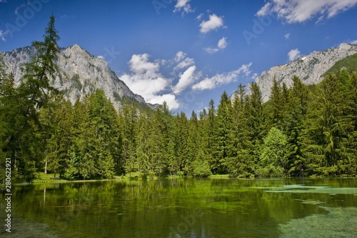 Pfarrerteich, pond, Tragoess, Styria, Austria, Europe