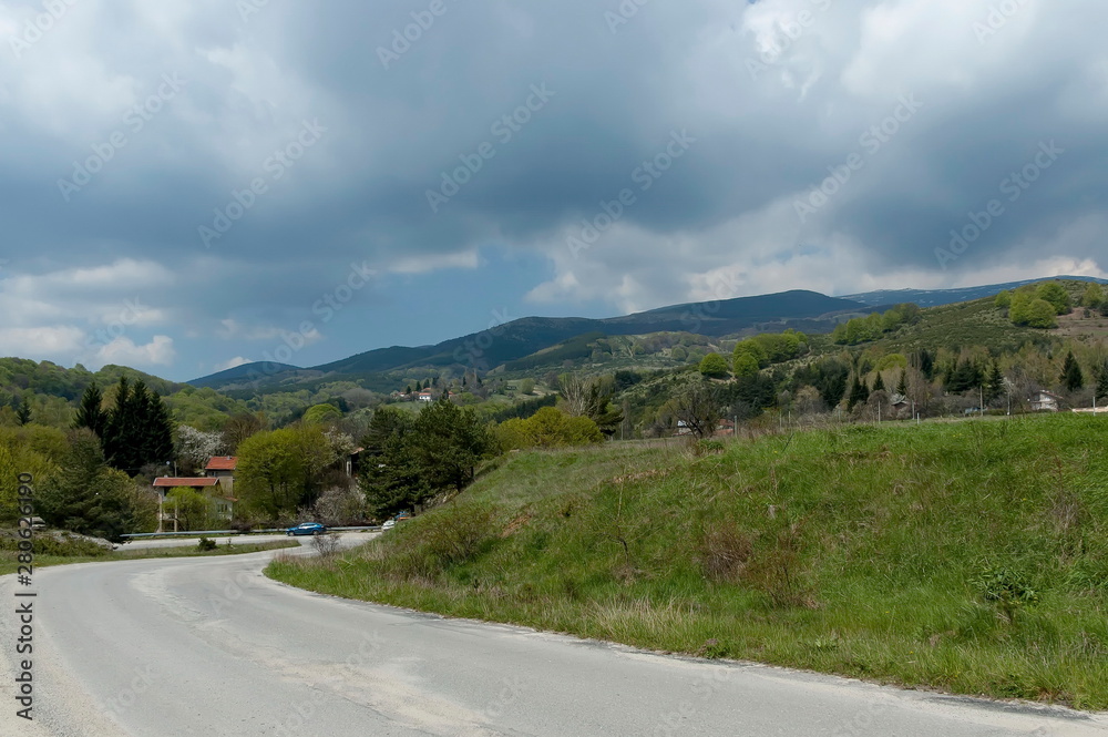 Vitosha mountain, look from Plana, Bulgaria