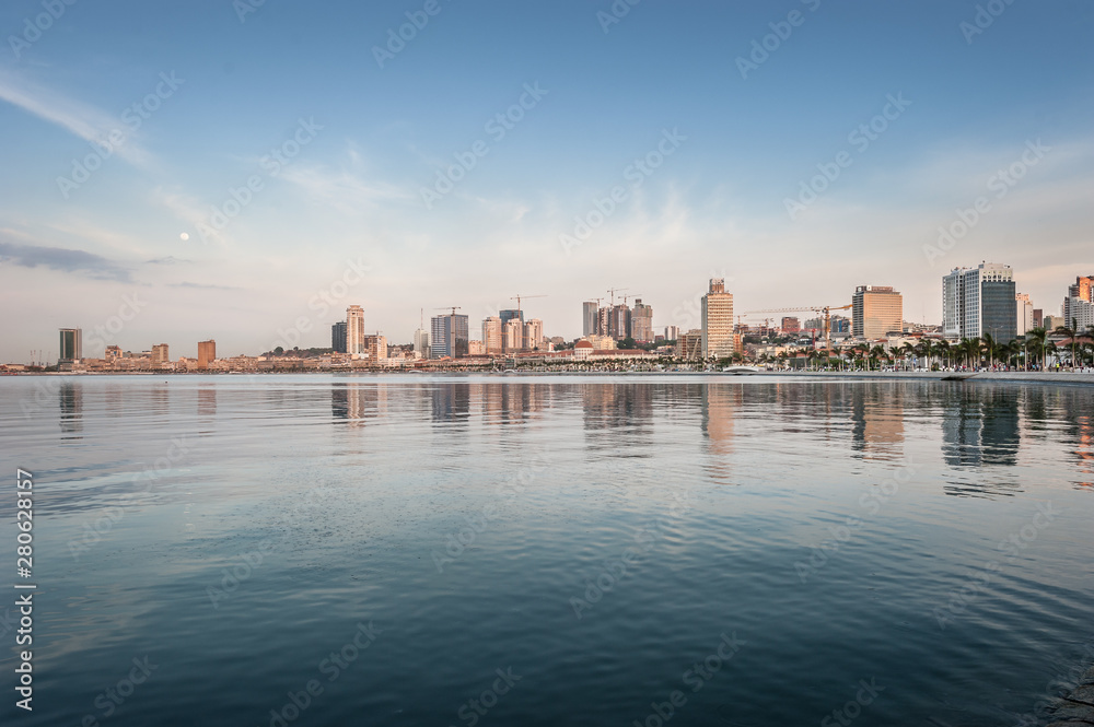 Long view of city, Luanda, Angola Long view of city, Luanda, Angola
