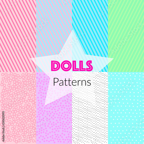 Seamless vector patterns in LOL style