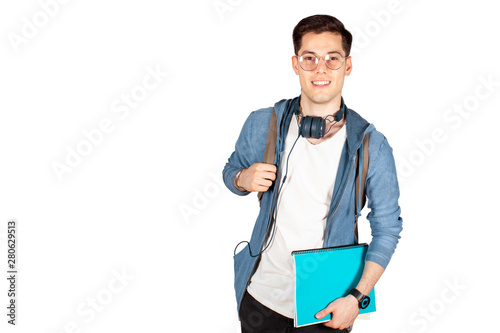 Back to school concept on isolated background