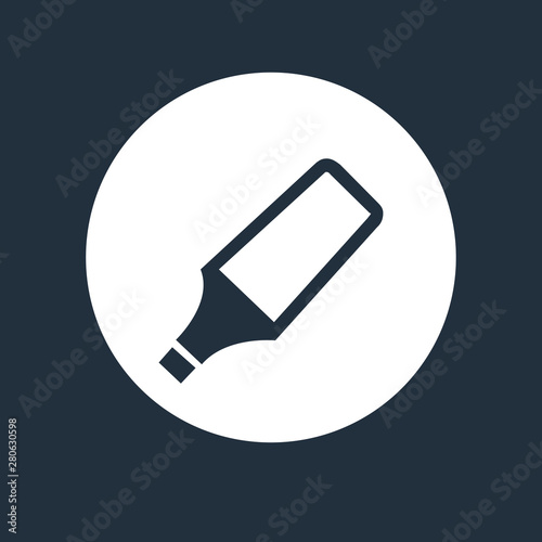Highlighter - Carbon Icons. A professional, pixel-perfect icon designed on a 32x32 pixel grid and redesigned on a 16x16 pixel grid for very small sizes. 