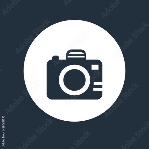 Photo camera vector icon