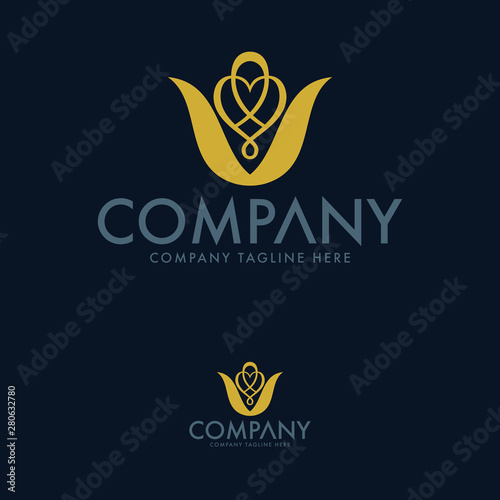 Creative Floral, Tulip Logo Template