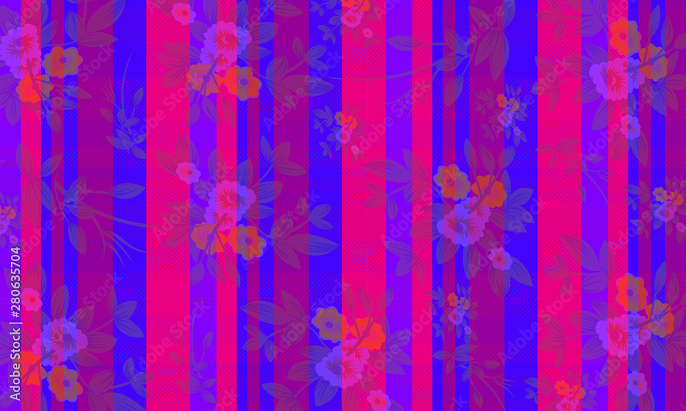 Obraz premium Plaid Checkered Fabric Pattern. Background Vector