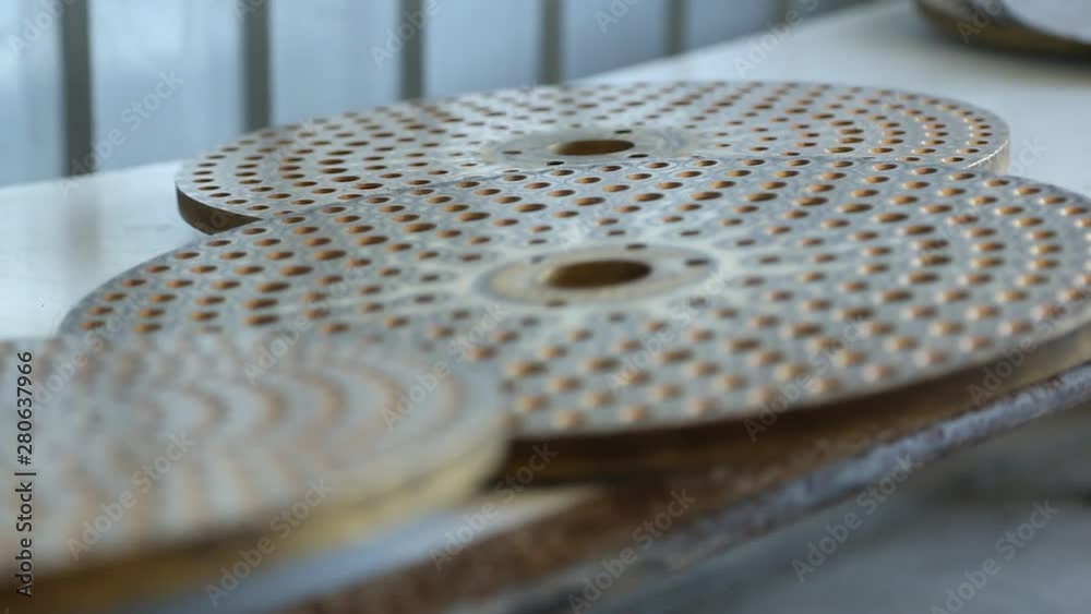 Molds for squeezing dough and shaping pasta. Different types of pasta