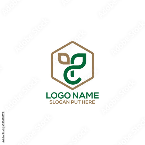 CP Letter Canna Pharma logo design