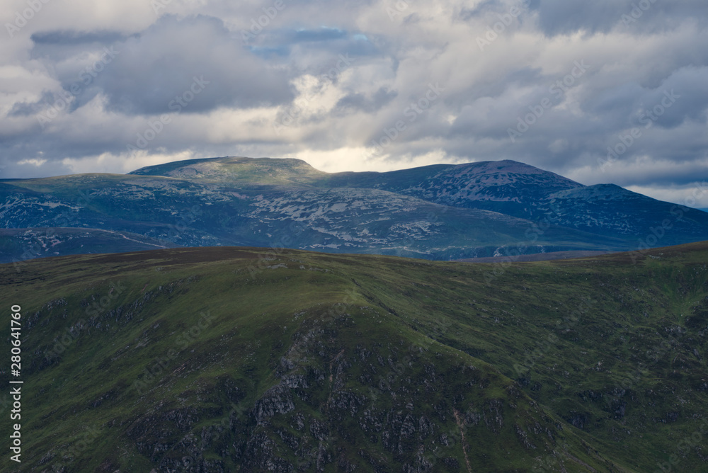 Lochnagar and eagle rock
