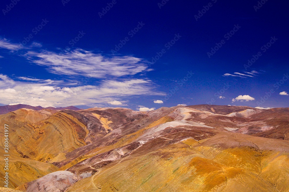 Rich mineral deposits are responsible for beautiful colors of 