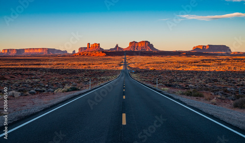 Forrest Gump Point highway  in Arizona