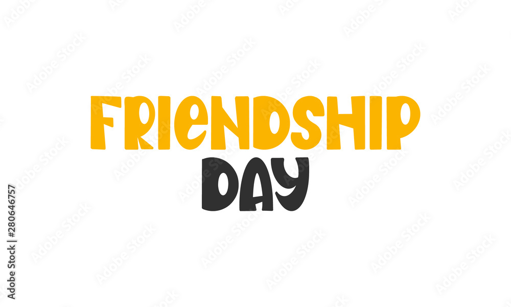 International Friendship Day in August. Friends love. Happy holiday, celebrated annual. Social unity. Forever together. Poster, greeting card, banner and background. Vector illustration International Friendship Day in August. Friends love. Happy holiday, celebrated annual. Social unity. Forever together. Poster, greeting card, banner and background. Vector illustration