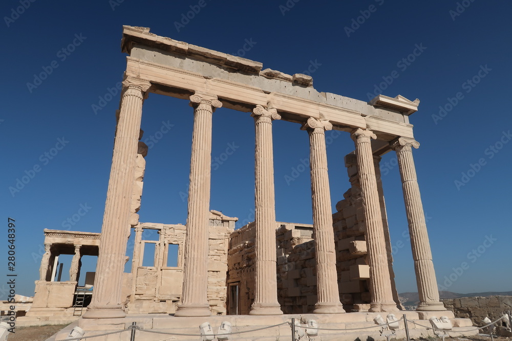 Akropolis Tempelanlage in Griechenland