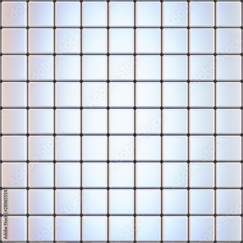 Cube grid blank square 3D