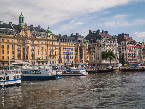 canal in stockholm sweden