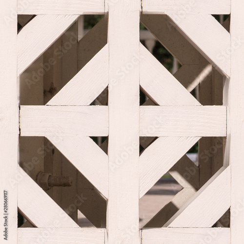 seamless white painted wooden fence pattern. texture, architecture.