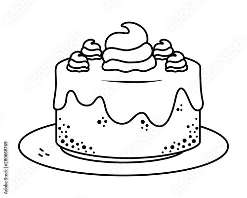 Sweet and delicious cake design